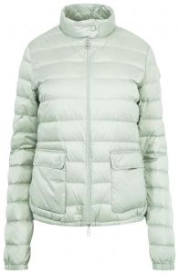 Куртка Moncler Lans с застежкой-молнией и воротником-стойкой, серая, серый