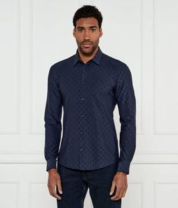 Рубашка Boss P-Roan-Kent-C1-233 с узором, синий