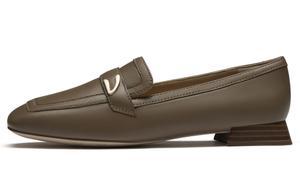 Clarks Лоферы женские коричневые