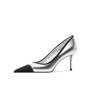 Женские туфли на высоком каблуке, серебристые Shesrim, Silver