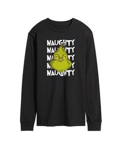 Мужская футболка с круглым вырезом и графическим принтом Гринч: Веселый Гринчмас AIRWAVES, Black