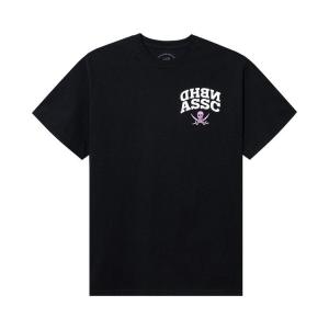 Футболка Anti Social Social Club x Neighborhood Reverse Pink Logo Tee, Black
