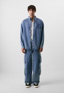 Рубашка SANADA UNISEX Don't Waste Culture, светло-голубой деним