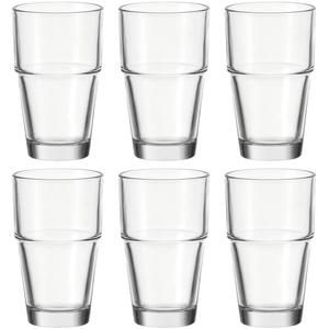 Набор бокалов Solo 370 мл, 6 предметов Leonardo, прозрачный