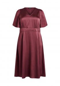 Платье Zizzi Day dress, Fudge/Bordeaux