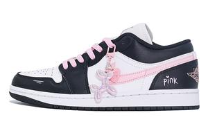 Air 1 устойчивые к истиранию низкие баскетбольные кроссовки Vintage Unisex Jordan, черный