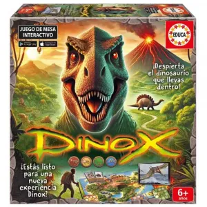 Детская настольная игра Educa Dinox, зеленый