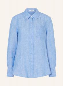 Блузка-Рубашка Belle из льна Reiss, голубой