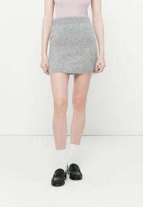 Юбка pure cashmere MINI SKIRT, Grey Pearl/Light Grey