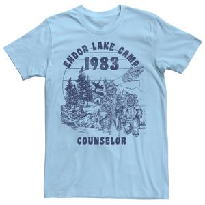 Мужская футболка Endor Camper «Звездные войны» Star Wars, светло-синий