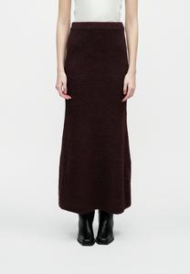 Юбка VILA VIBOWS ANKLE SKIRT, Fig/Dark Purple