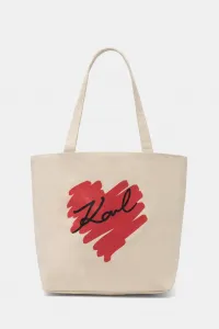 Двусторонняя сумка Karl Lagerfeld, бежевый