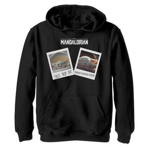 Толстовка с рисунком и рисунком «Звездные войны», «Мандалорец» для мальчиков 8–20 лет. Star Wars, черный