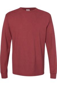 Футболка с длинным рукавом ComfortWash by Hanes Garment-Dyed, цвет cayenne