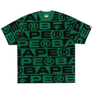 Футболка BAPE Lux Sport Pattern Oversized Tee, Green