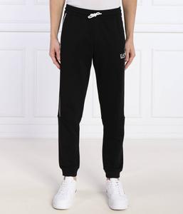 Штаны спортивные Ea7 Regular Fit мужские, черный / белый