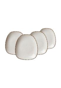 Бежевые десертные тарелки casa 22,5 x 20 см 4 шт Casa Ritzenhoff & Breker