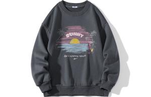 Толстовка с принтом унисекс WARRIOR, темно-серый