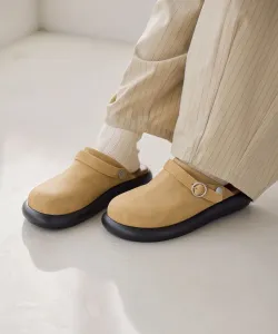 Разнообразные сабо с толстой подошвой Studio Clip, цвет Suede Beige 55 (New Color)