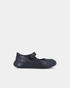 Детские школьные туфли из натуральной кожи, поддерживающие естественное развитие стопы Biomecanics, черный