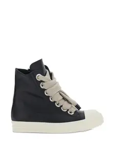 Кроссовки на шнуровке с люверсами Rick Owens, черный