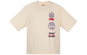 Футболка унисекс дымчато-белая Timberland