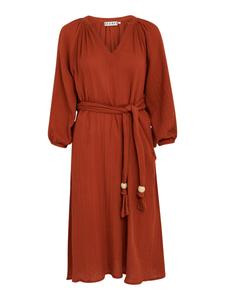 Миди платье DESIRES Clara, Rusty red