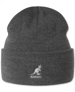 Мужские акриловые манжеты Pull-On и шапки Kangol, серый