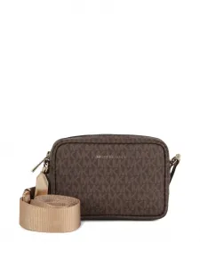 Сумка на плечо с монограммой Michael Kors Kids, коричневый