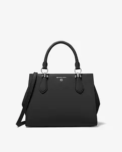 Кожаная сумка через плечо Marilyn, трансформируемая в плечо Michael Michael Kors, черный