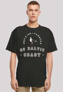 F4NT4STIC Футболка "Чайка Кнут и Ян Гамбург", принт, черный