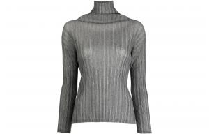 Свитер Women's Gray PLEATS PLEASE ISSEY MIYAKE, серый