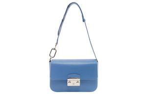 Furla Городская коллекция кожаная сумка через плечо женская синяя