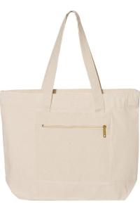 Сумка-тоут Q-Tees 19 л на молнии, цвет natural/ natural