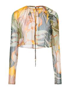 Кроп-топ Twinset, желто-оранжевый