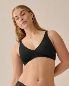 Бюстгальтер без косточек, размер футболки, многофункциональный Naturana, черный