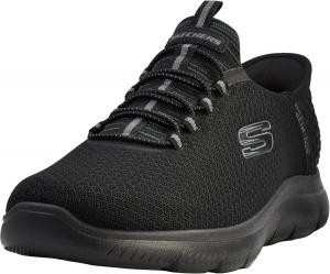 Мужские кроссовки Skechers Summits - высокие слипоны, черный