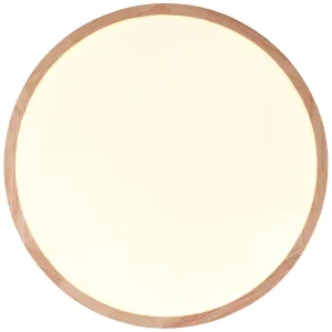 Светильник потолочный Brilliant Brodsky, коричневый / белый