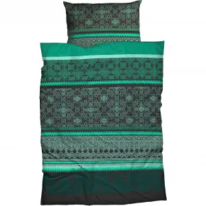 Постельное белье CASATEX «Джулиана», необыкновенный дизайн, насыщенные цвета, цвет anthrazit/smaragd