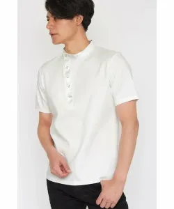 Топ с коротким рукавом и воротником-стойкой Tornado Mart, цвет White