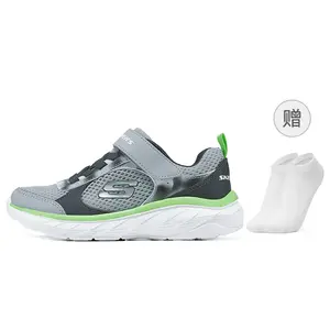 Повседневные кроссовки серые детские Skechers Kids, серый