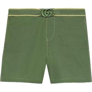 Детские шорты Moderate GUCCI, оливковый зеленый