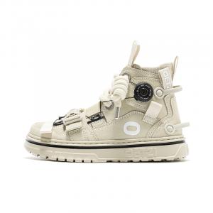 OETZI Нескользящие высокие повседневные туфли унисекс бежевого цвета