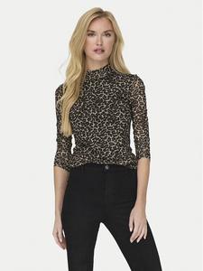 Блузка regular fit Erica 15141298 Only, коричневый