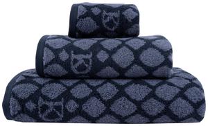 Полотенце Dieter Knoll синий, темно-синий, 30/50 см