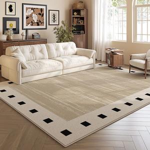 Budis Ковер 140х200 см для гостиной/спальни в французском стиле, утолщенный, водонепроницаемый, нескользящий