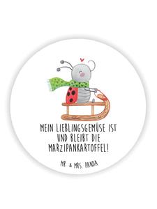 Mr. & Mrs. Panda Магнит в виде саней Smörle с надписью белого цвета