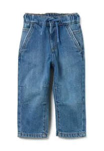 Джинсы свободного кроя с эластичным поясом и шнурком Ovs, Medium Wash