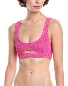 Купальник Sasha Crop Tankini Top с открытыми глазами Bond-eye swim, фиолетовый