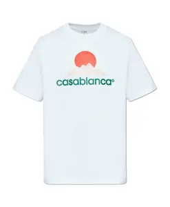 Футболка с логотипом Casablanca, белый